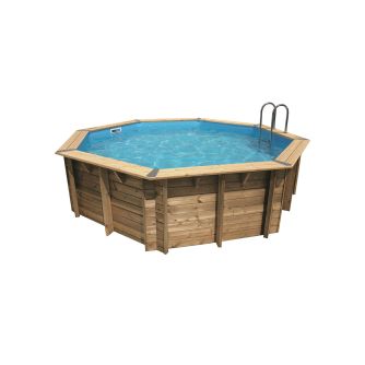 Piscine Ubbink bois Océa - Ø 430 x H 120 cm (Filtre à sable)