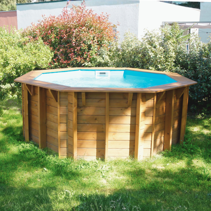 Piscine bois Sunwater - Ø 360 x H 120 cm (Filtre à sable)