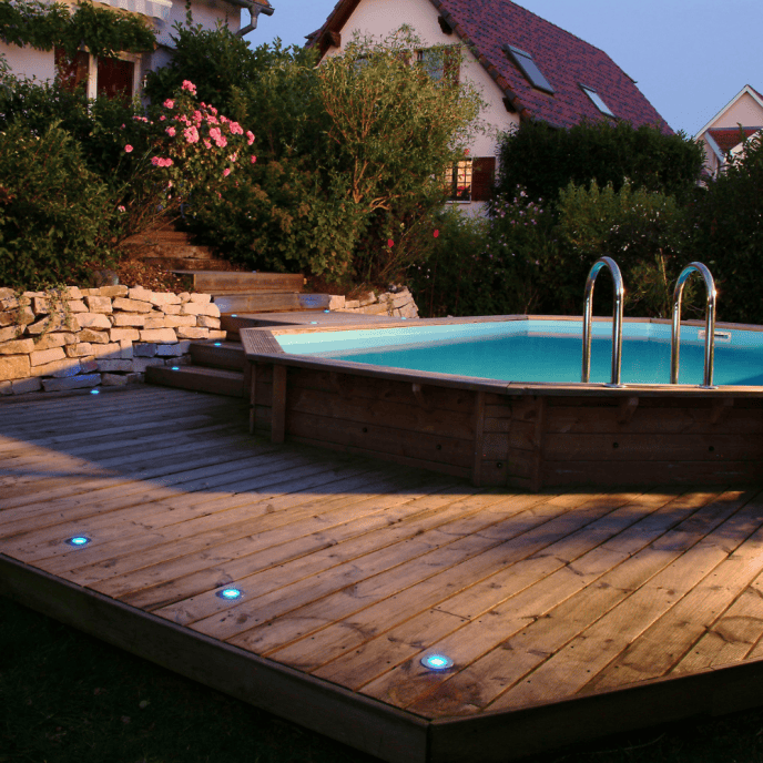 Piscine bois Azura - 300 x 400 x H 120 cm (Filtre à sable)