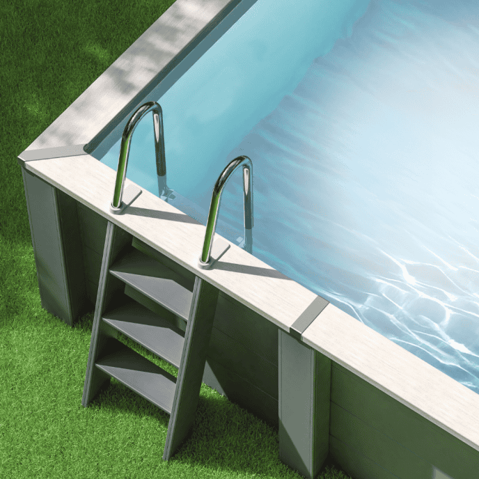 Piscine Gre composite rectangle - 455 x 315 x H 126 cm (Filtre à sable)
