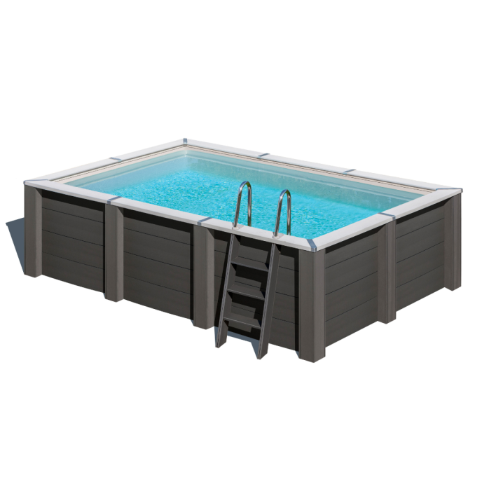Piscine Gre composite rectangle - 455 x 315 x H 126 cm (Filtre à sable)