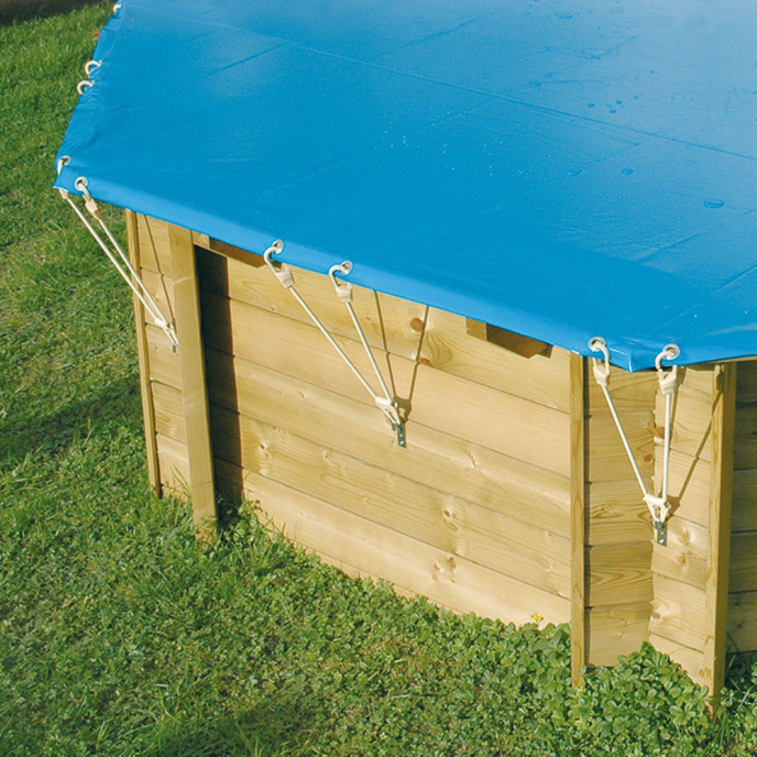 Bâche d'hivernage piscine Ubbink 400 x 550 cm