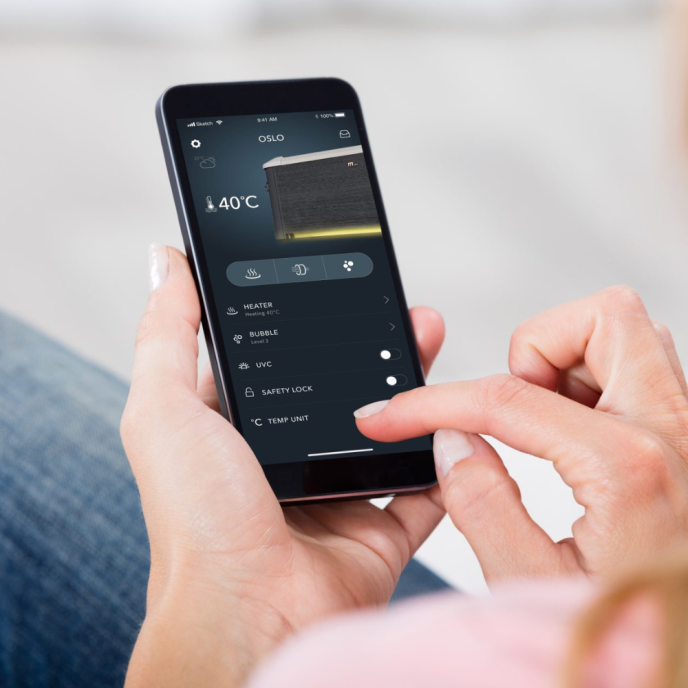 Spa rigide Oslo 6 Places - Connecté