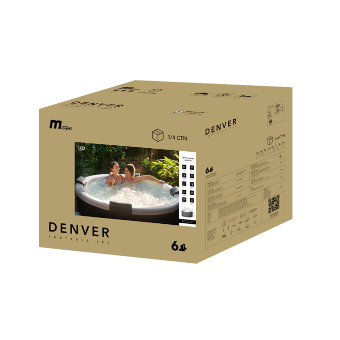 Spa gonflable Cocoon Mspa 6 Places - Wifi