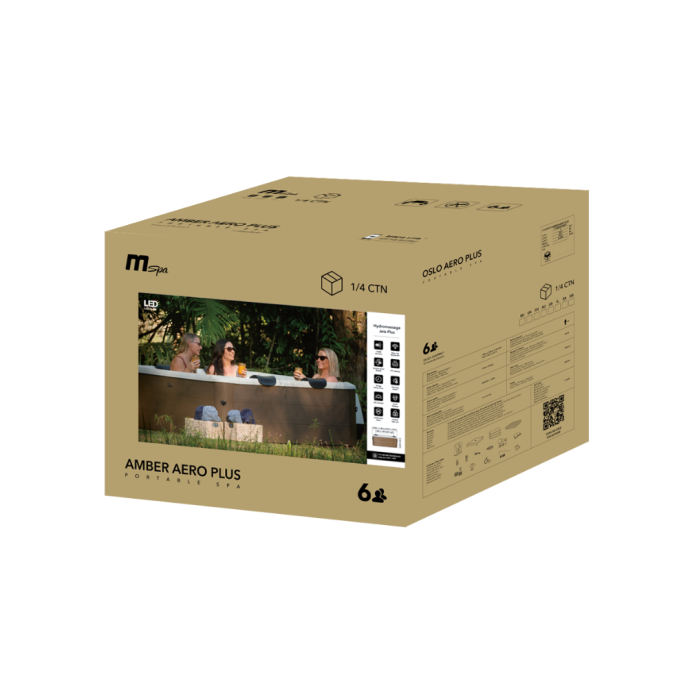 Spa rigide AMBER Aero Plus MSpa 6 Places Connecté