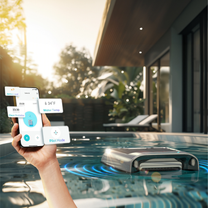 Skimmer de surface Aiper sans fil Surfer S2