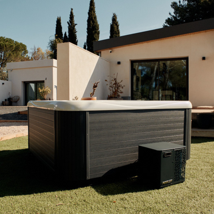 Pack spa rigide Celtic 3 avec pompe à chaleur