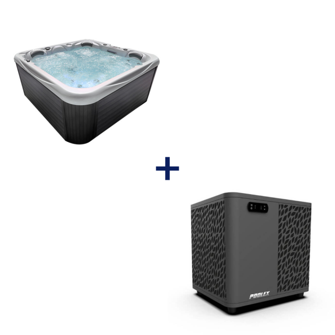 Pack spa rigide Celtic 1 avec pompe à chaleur