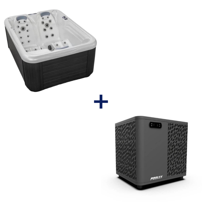 Pack spa rigide Celtic 4 avec pompe à chaleur