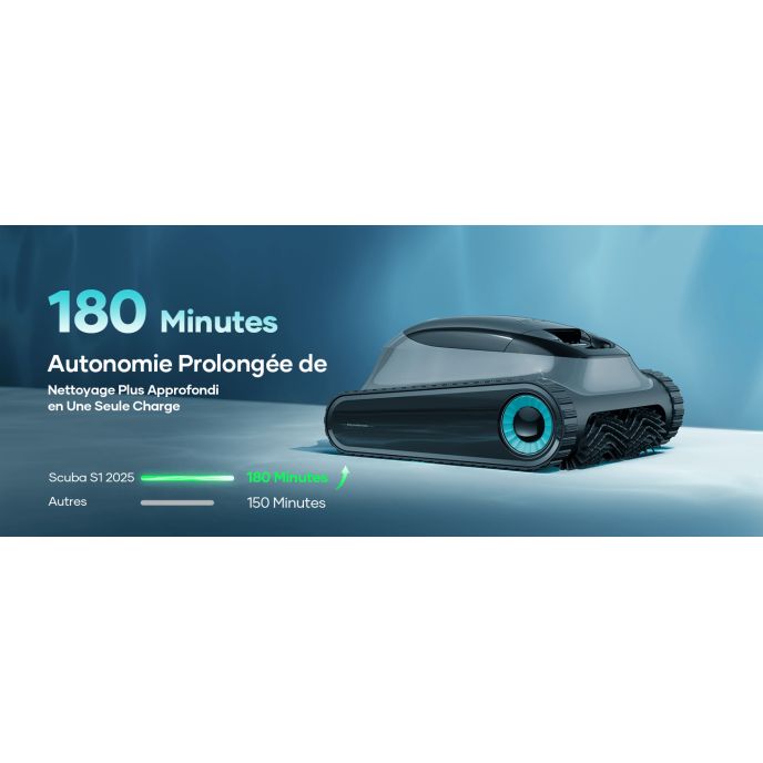 Robot piscine sans fil Aiper Scuba S1 2025
