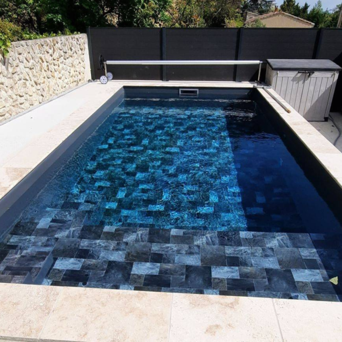 Liner PVC armé Aquasense Signature 180/100e texturé - 41,25 m²
