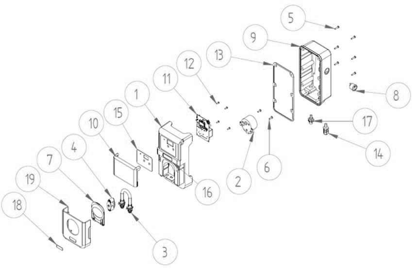 Tuyau péristaltique complet Free pH
