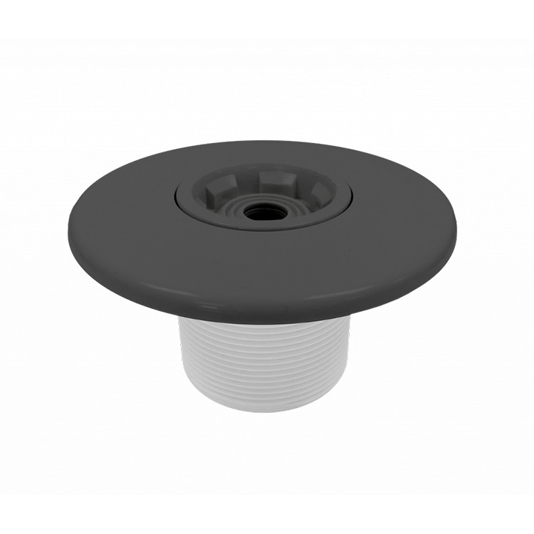 Buse de refoulement Multiflow mixte à visser Grise - piscine béton