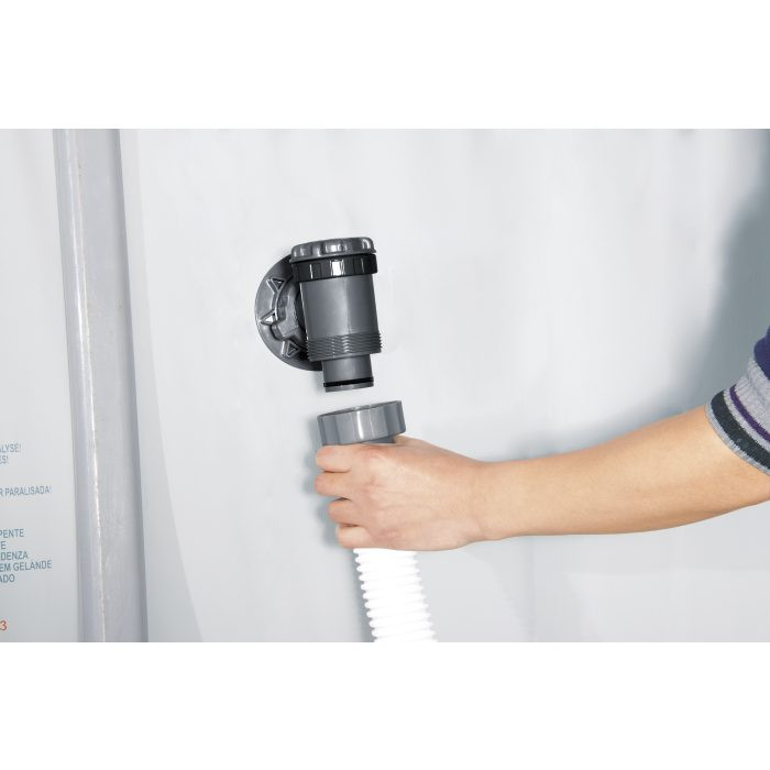 Tuyau Diam 38 mm Longueur 3 m + connecteurs filetés