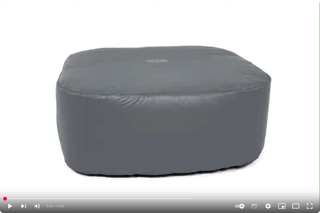 Couverture thermique pour spa carré Bestway 2,01m x 2,01m x 80cm