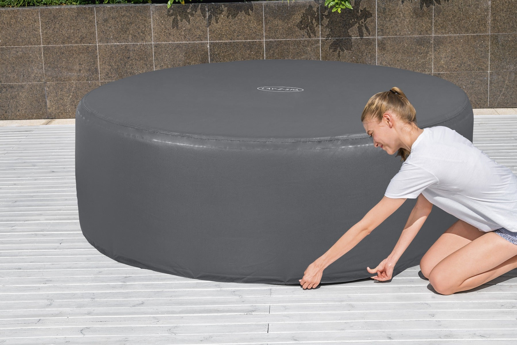 Couverture thermique pour spa rond Bestway 2,16m x 80cm