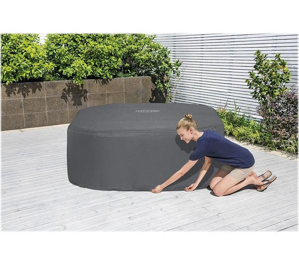 Couverture thermique pour spa carré Bestway 1,80m x 1,80m x 71cm