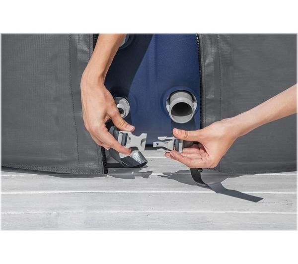 Couverture thermique pour spa carré Bestway 1,80m x 1,80m x 71cm