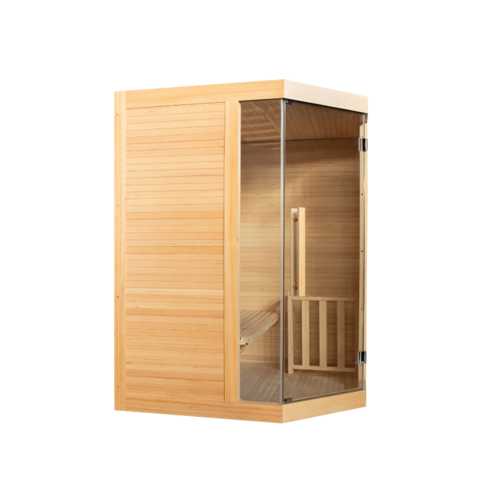 Sauna Traditionnel Sense Angulaire 3 places Pack complet
