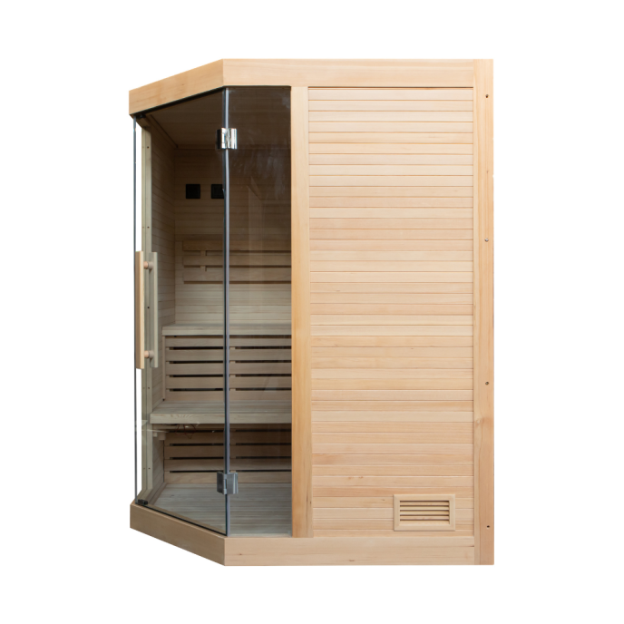Sauna Traditionnel Sense Angulaire 3 places Pack complet