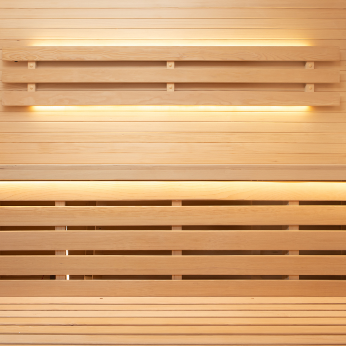 Sauna Traditionnel Sense Angulaire 3 places Pack complet