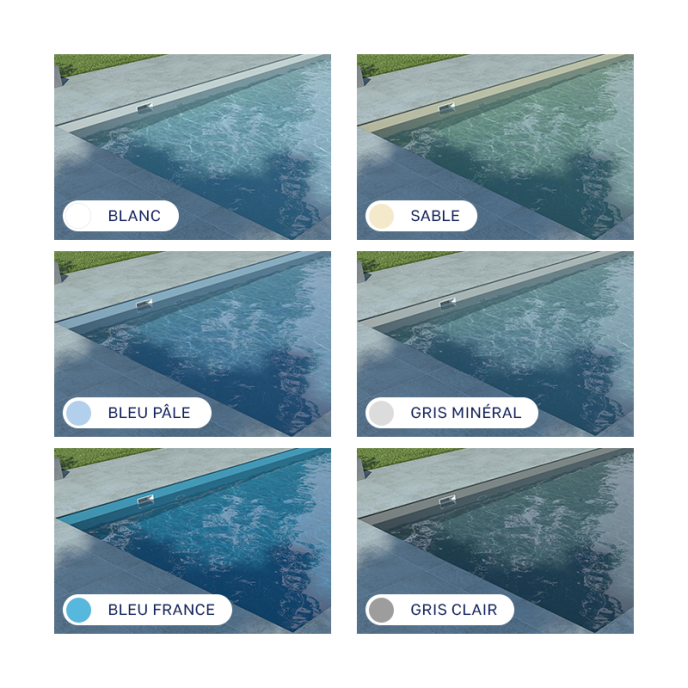 Couleurs Liner piscine 75/100ème Standard