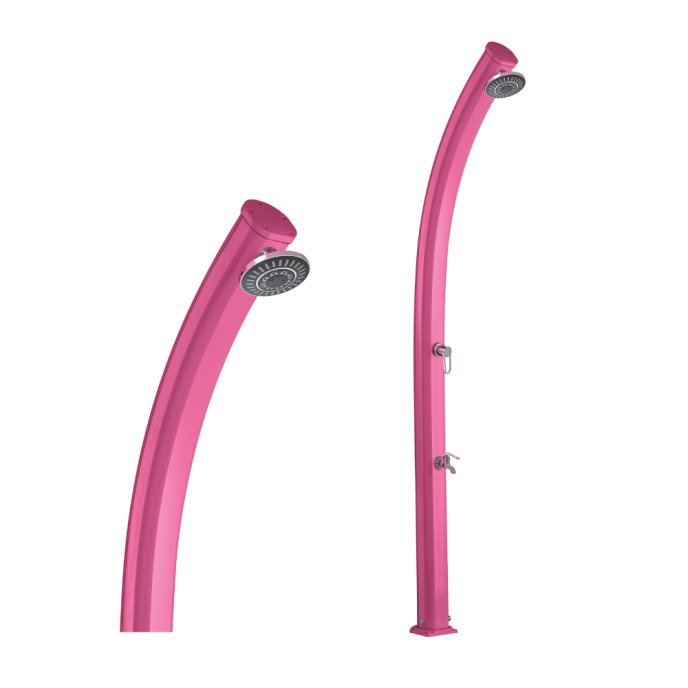 Douche solaire Formidra Jolly 25L - Aluminium Rose