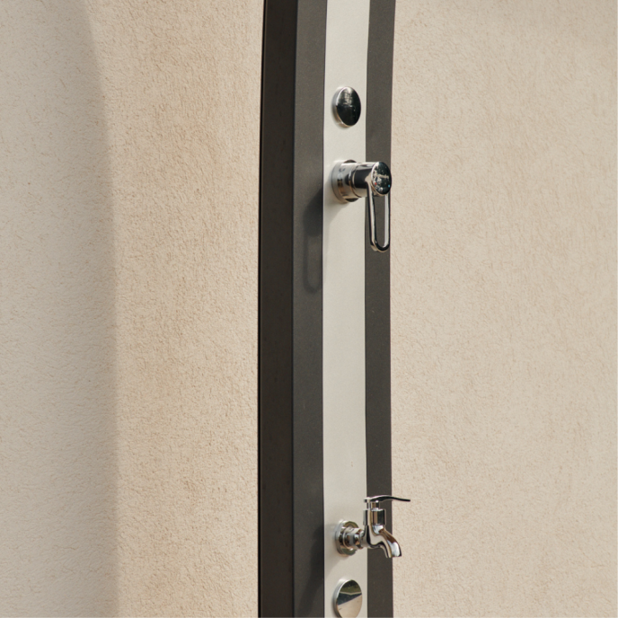 Douche solaire Formidra Spring 30L - Aluminium Anthracite