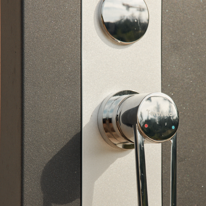 Douche solaire Formidra Spring 30L - Aluminium Anthracite