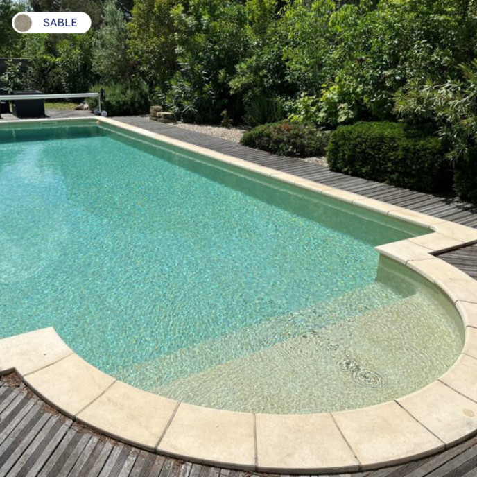 Liner piscine sur-mesure Imprimé 100/100ème VERNI 3D Rock