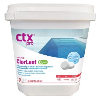 Chlore lent galet 250 g CTX 370 (373) - 5kg