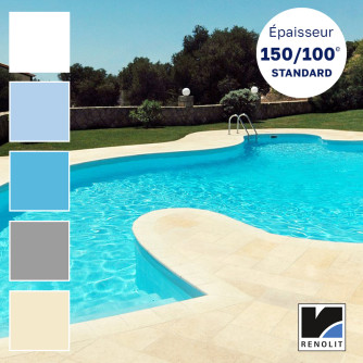 Liner PVC armé Alkorplan 1000 Standard Uni (150/100e)