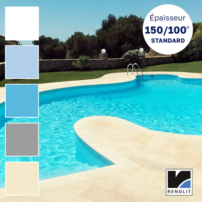 Liner PVC armé uni standard ALKORPLAN