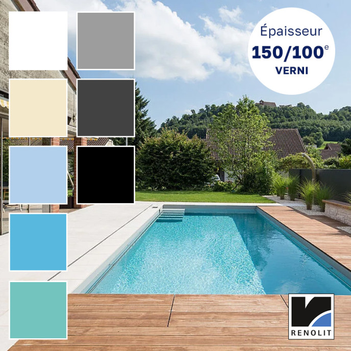 Liner PVC armé Alkorplan 2000 VERNI Uni (150/100e)