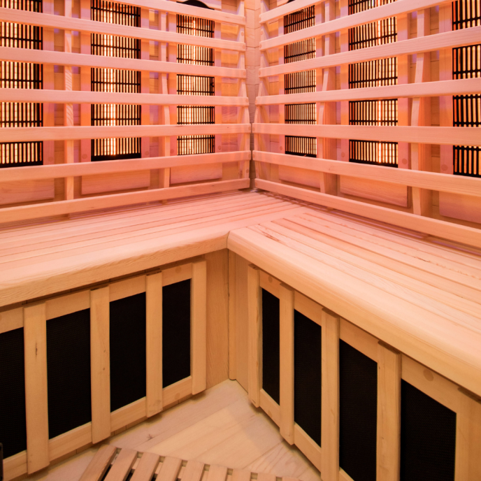 Sauna infrarouge APOLLON Quartz 2 à 3 places