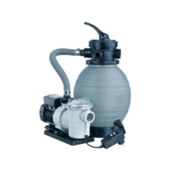 Piscine Ubbink bois Sunwater - Ø 410 x H 120 cm (Filtre à sable)