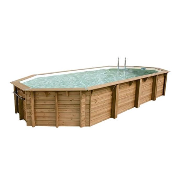 Piscine Ubbink bois Océa 860 x 470 x H 130 cm (Filtre à sable)