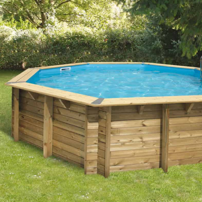 Piscine Ubbink bois Océa - Ø 510 x H 120 cm (Filtre à sable)
