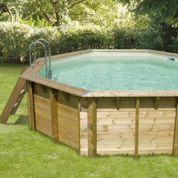 Piscine Ubbink bois Océa - Ø 510 x H 120 cm (Filtre à sable)