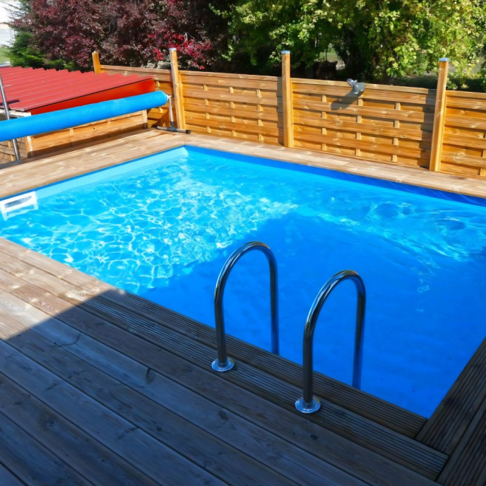 Piscine Ubbink bois Azura - 300 x 430 x H 126 cm (Filtre à sable)