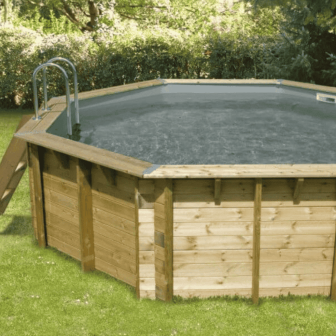 Piscine Ubbink bois Océa - Ø 430 x H 120 cm (Filtre à sable)