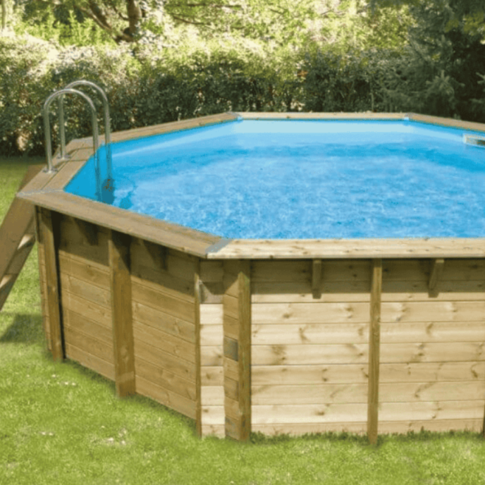 Piscine Ubbink bois Océa - Ø 430 x H 120 cm (Filtre à sable)