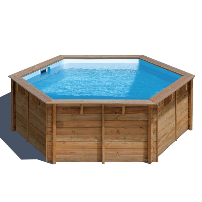 Piscine Gre bois Lili 2 - Ø 280 x H 107 cm (Filtre Aqualoon)