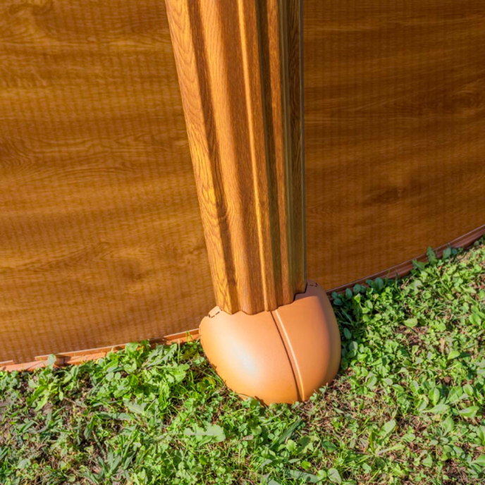 Piscine Gre acier ovale Mauritius 744 x 399 x H 132 cm (Filtre à sable)