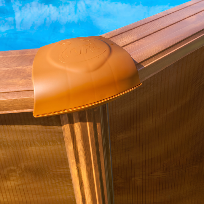 Piscine Gre acier ovale Amazonia - 634 x 399 x H 132 cm (Filtre à sable)