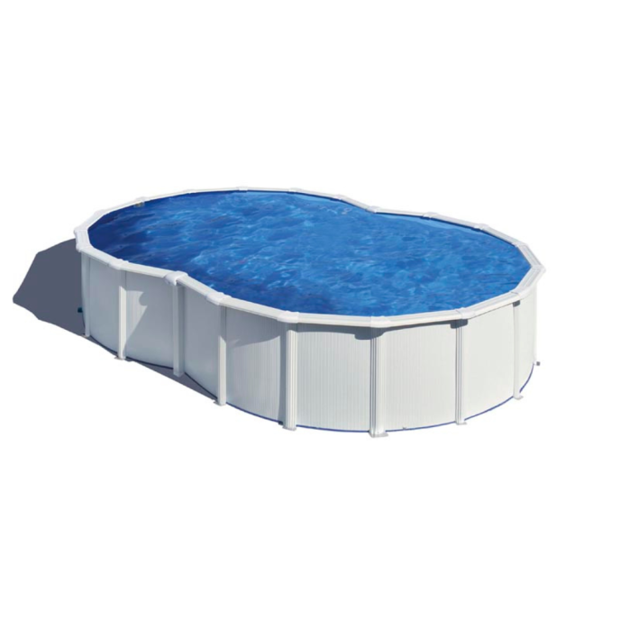 Piscine Gre acier en huit Varadero - 520 x 350 x H 122 cm (Filtre à sable)