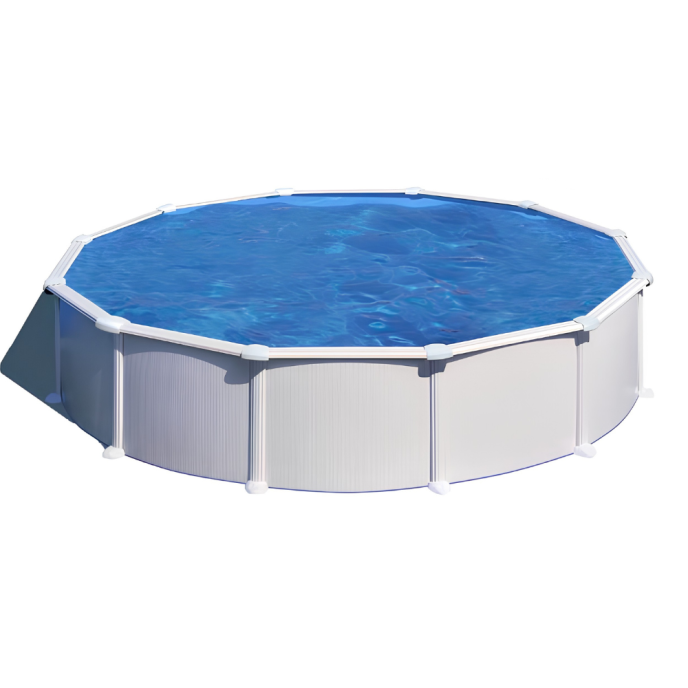 Piscine Gre acier ronde Atlantis - Ø 570 x H 132 cm (Filtre à sable)