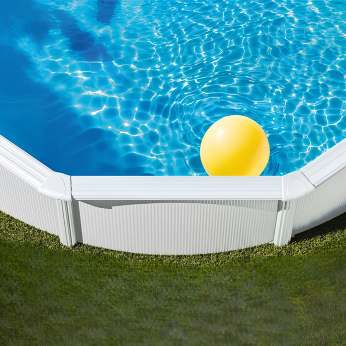 Piscine Gre acier ronde Bora Bora Ø 370 x H 122 cm  (Filtre à cartouche)