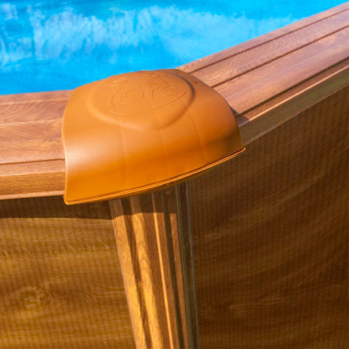 Piscine Gre acier ovale Pacific - 634 x 399 x H 122 cm (Filtre à sable)