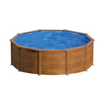 Piscine Gre acier ronde Pacific - Ø 480 x H 122 cm (Filtre à sable)